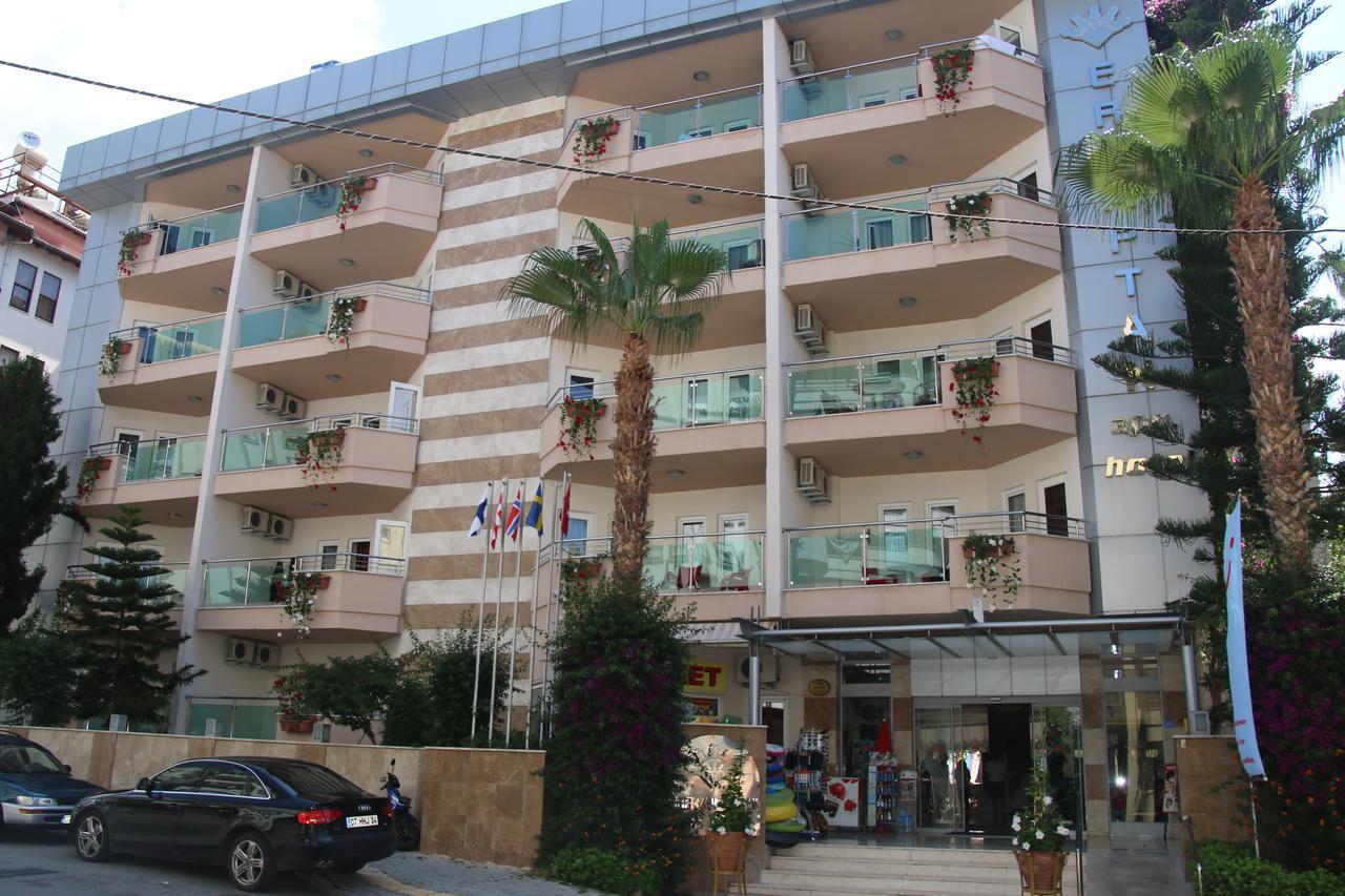Erkaptan Apart Aparthotel Alanya Exteriör bild